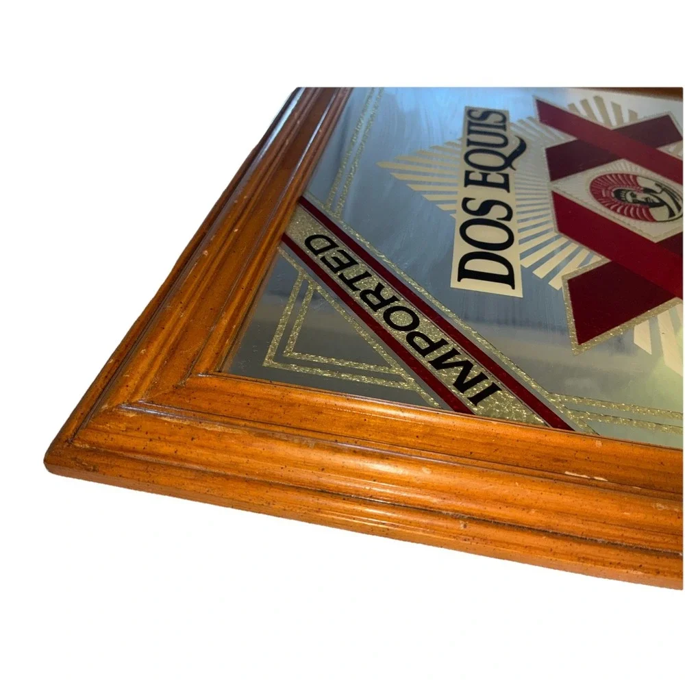 DOS EQUIS Mexican Beer Advertising Mirror 16.5x16.5